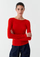 Morri Merino Round Neck_Flame