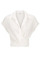 Olivia Silk Shirt_White