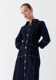 Oscar Denim Dress_Dark Blue