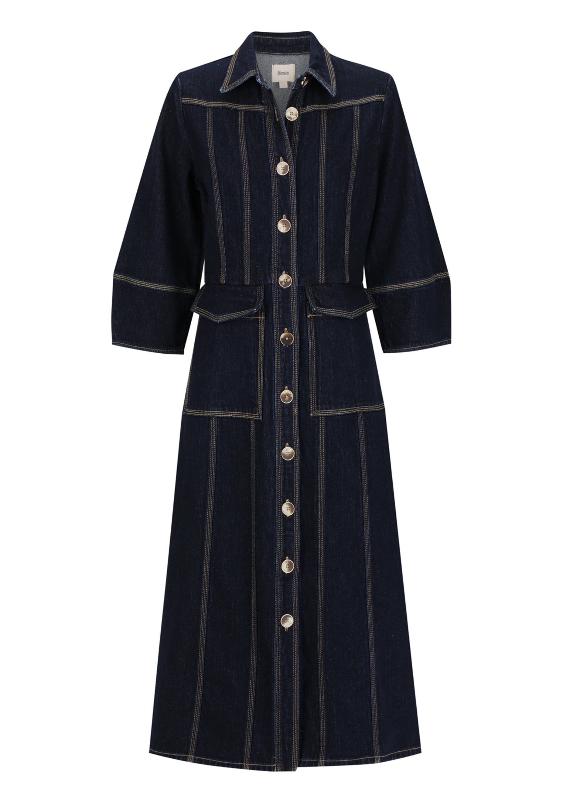 Oscar Denim Dress_Dark Blue