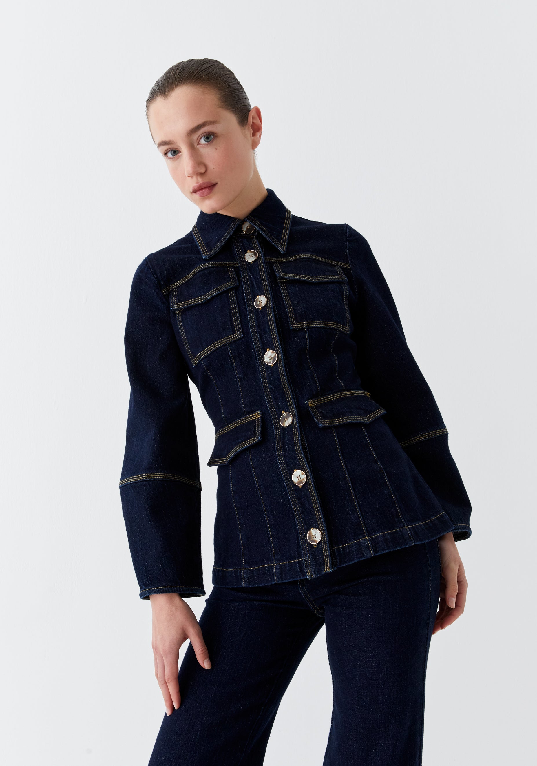 Oscar Denim Jacket_Dark Blue