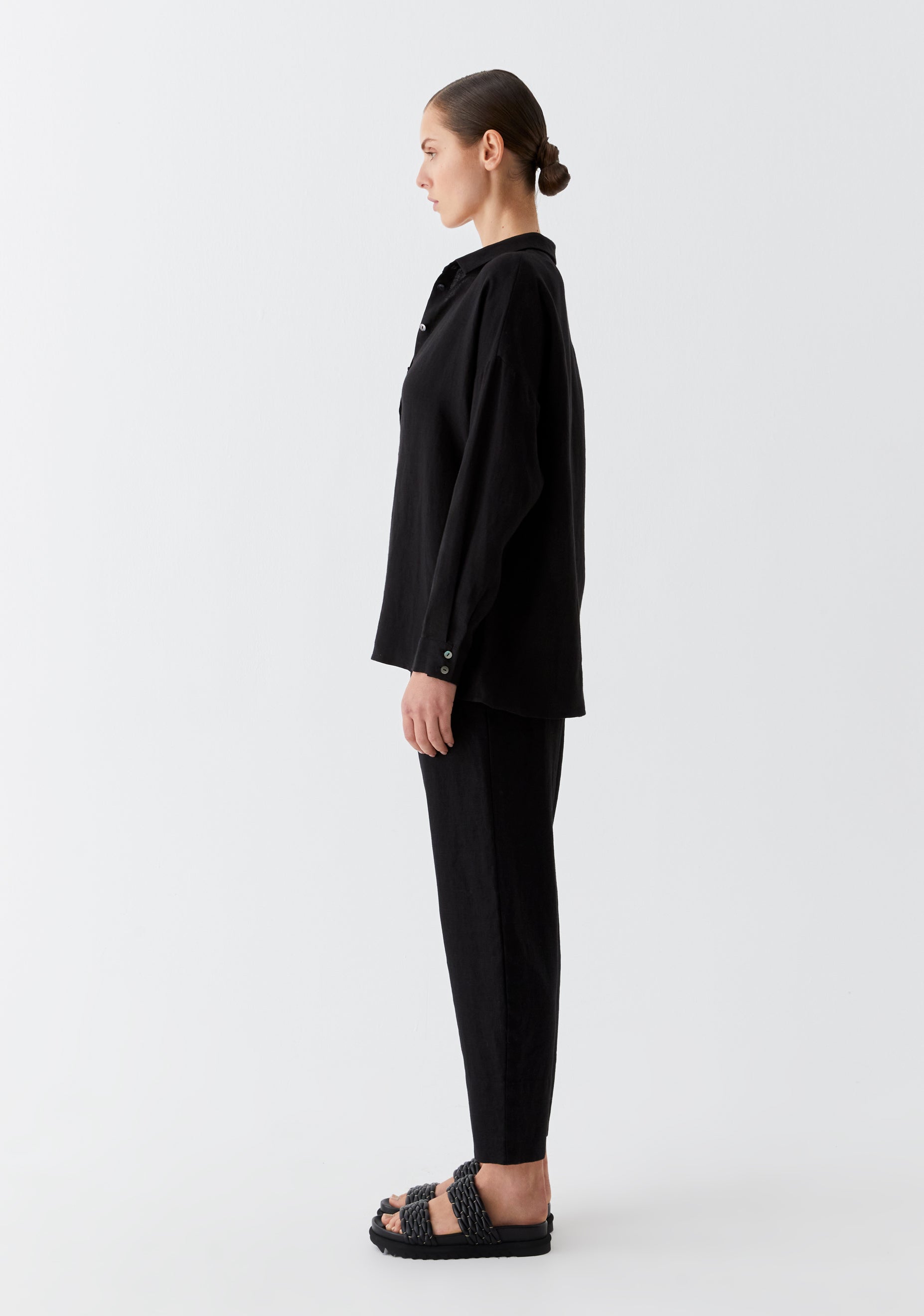 Rocco Linen Pant_Black