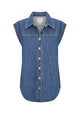 Theo Denim Vest_Blue