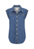 Theo Denim Vest_Blue