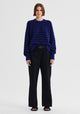 Albi Knit Pullover_Cobalt Stripe