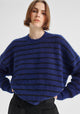 Albi Knit Pullover_Cobalt Stripe