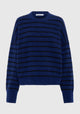 Albi Knit Pullover_Cobalt Stripe