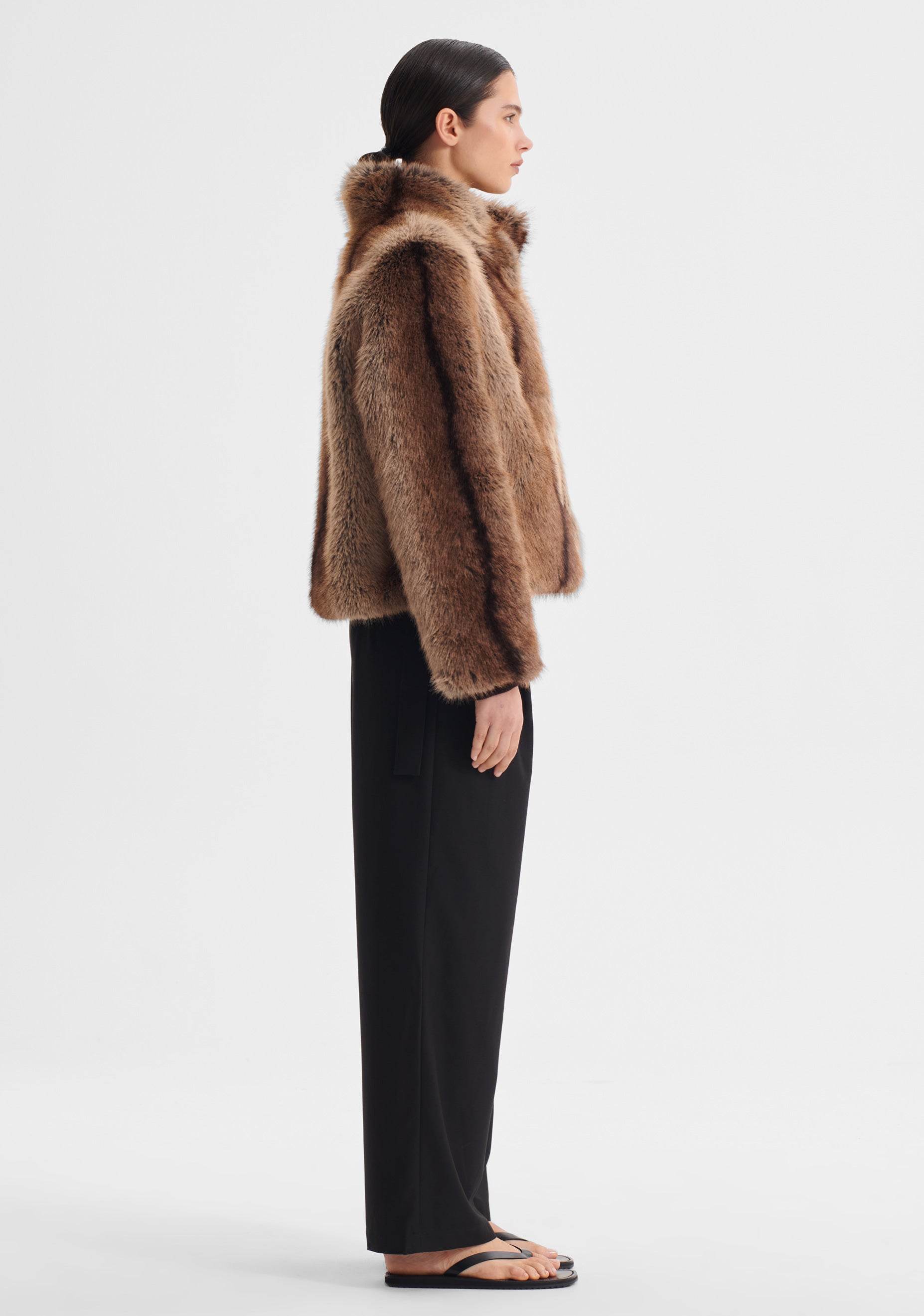 Amalia Fur Jacket_Tiramisu – Morrison