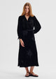 Aurora Velvet Blouse_Black