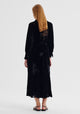 Aurora Velvet Skirt_Black