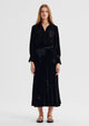 Aurora Velvet Skirt_Black