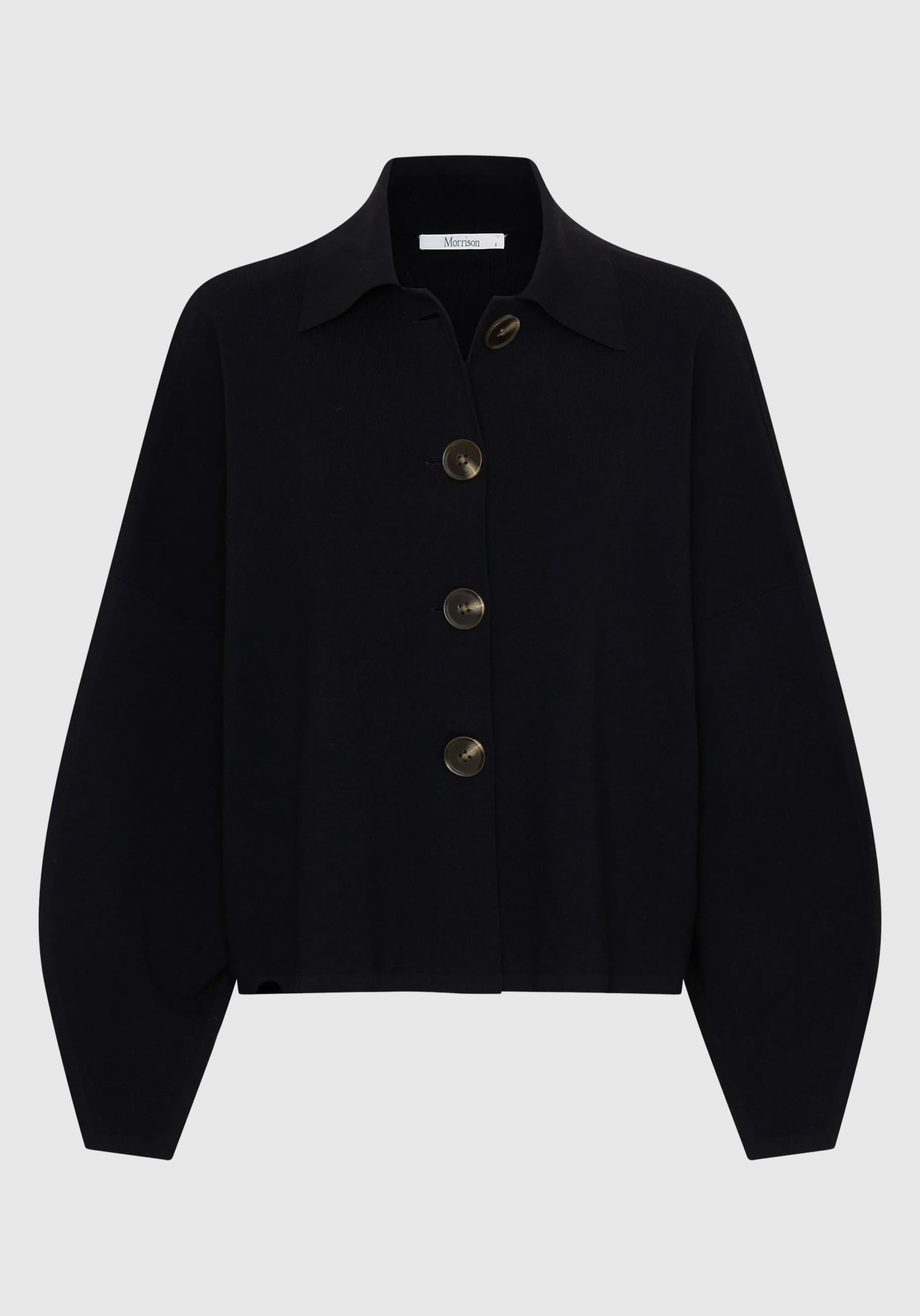 Bennett Knit Cardigan_Black – Morrison
