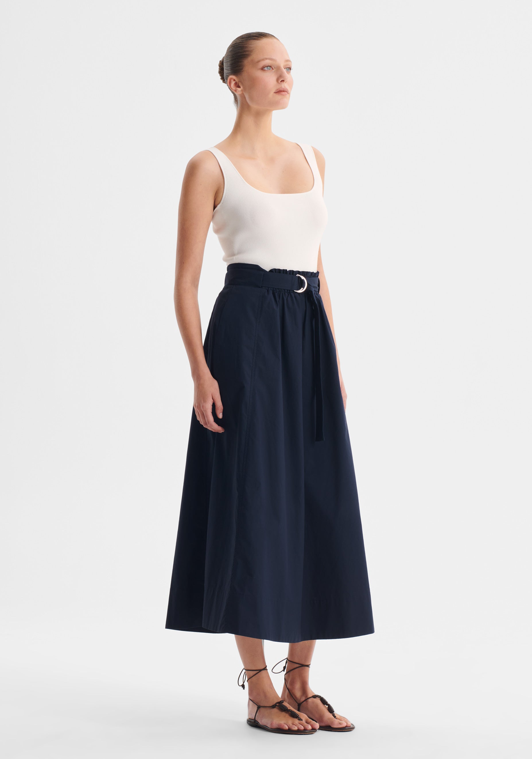 Bennett Knit Tank_White