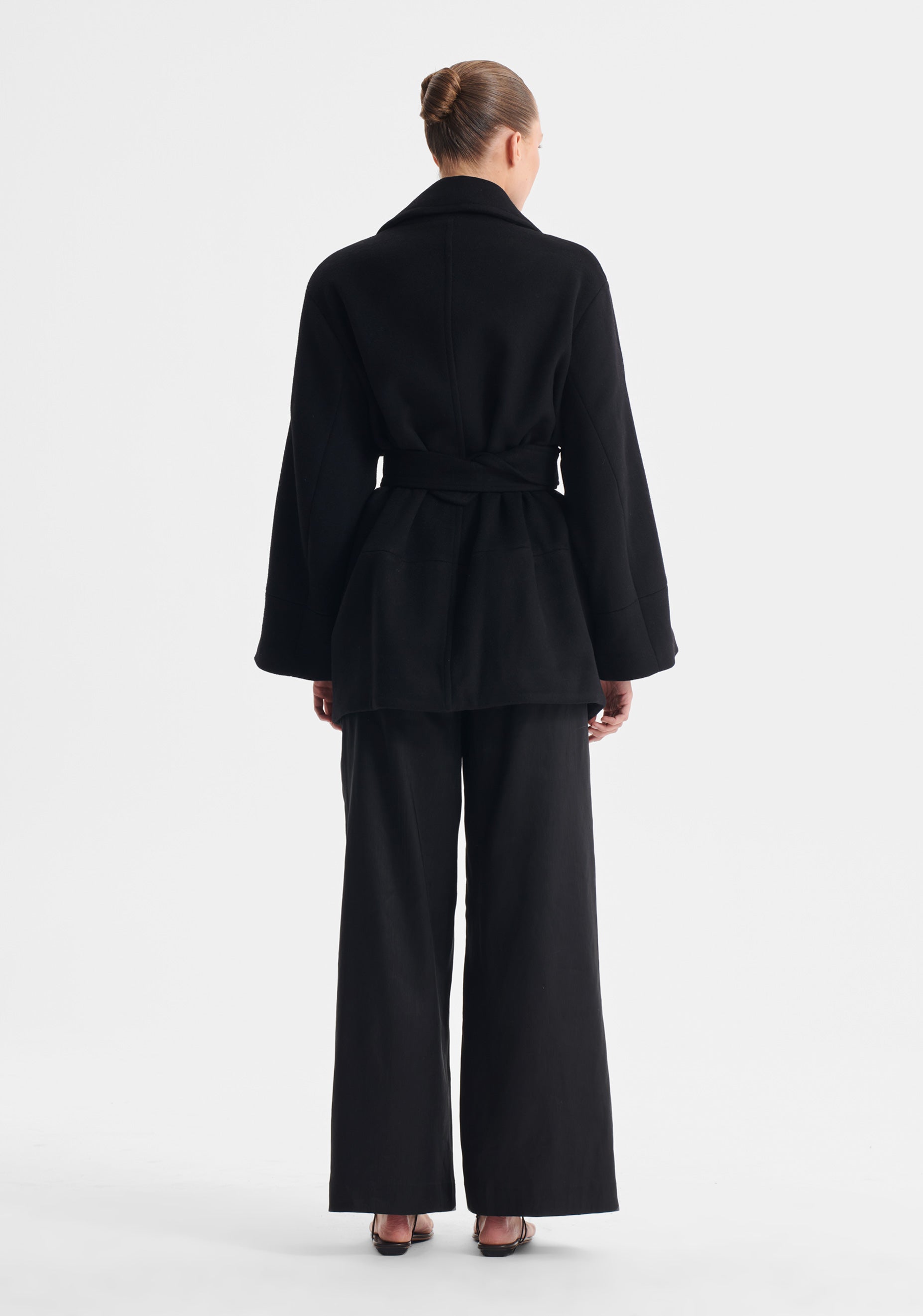 Camden Pea Coat Black – Morrison