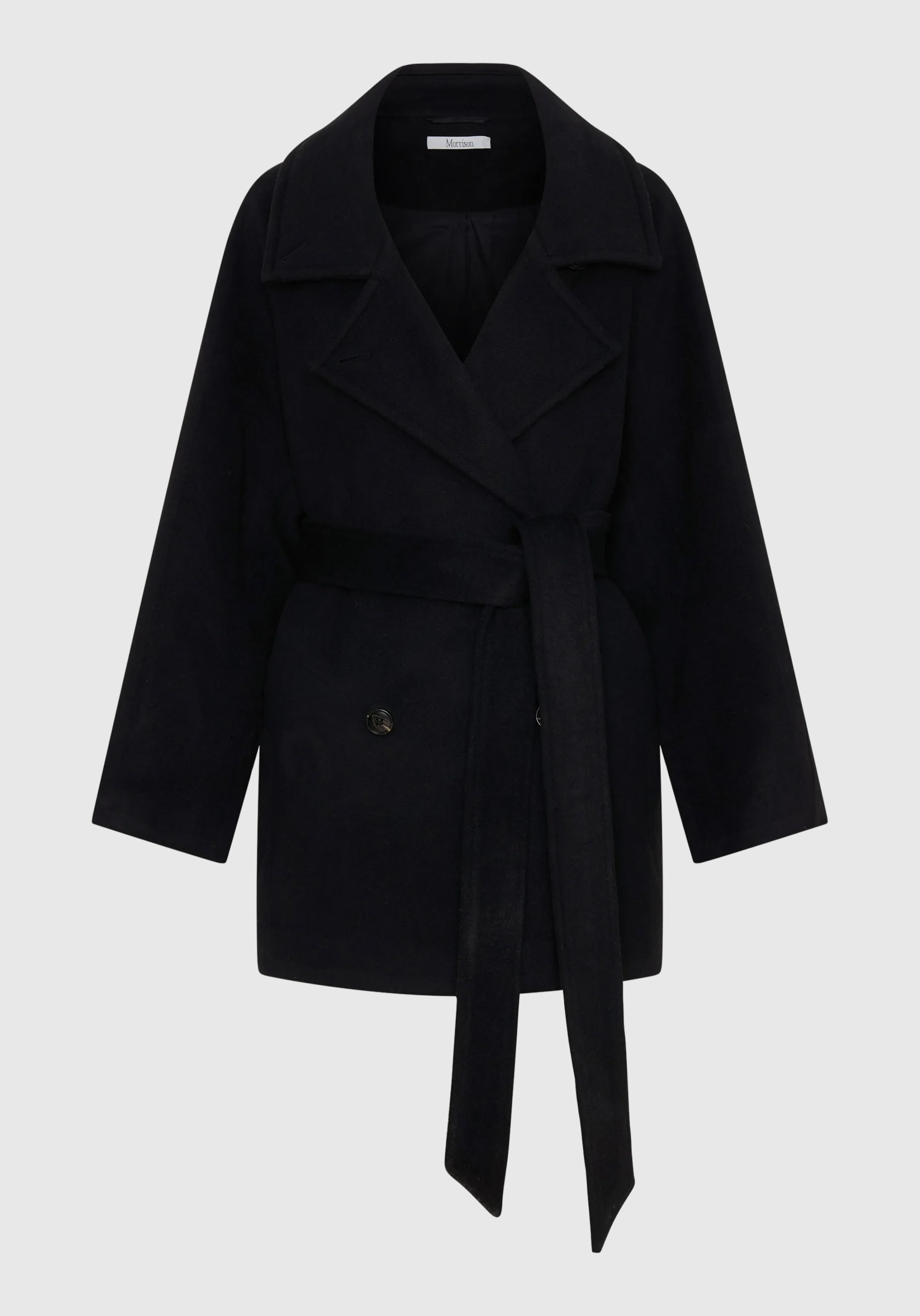 Camden Pea Coat Black – Morrison