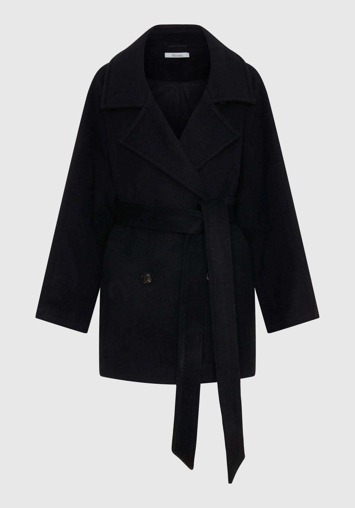 Camden Pea Coat Black – Morrison