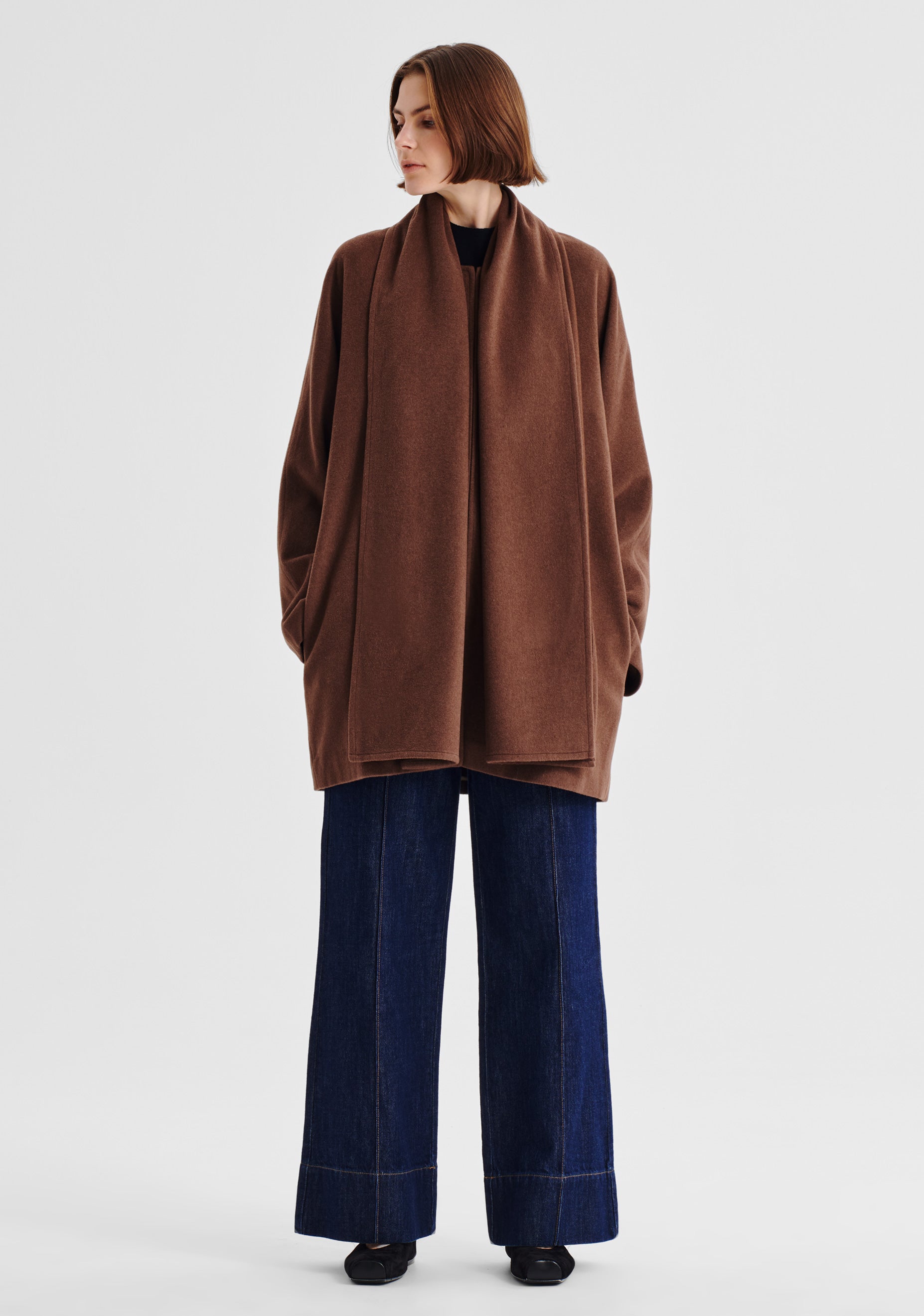 Etta Cape Coat Nutmeg – Morrison