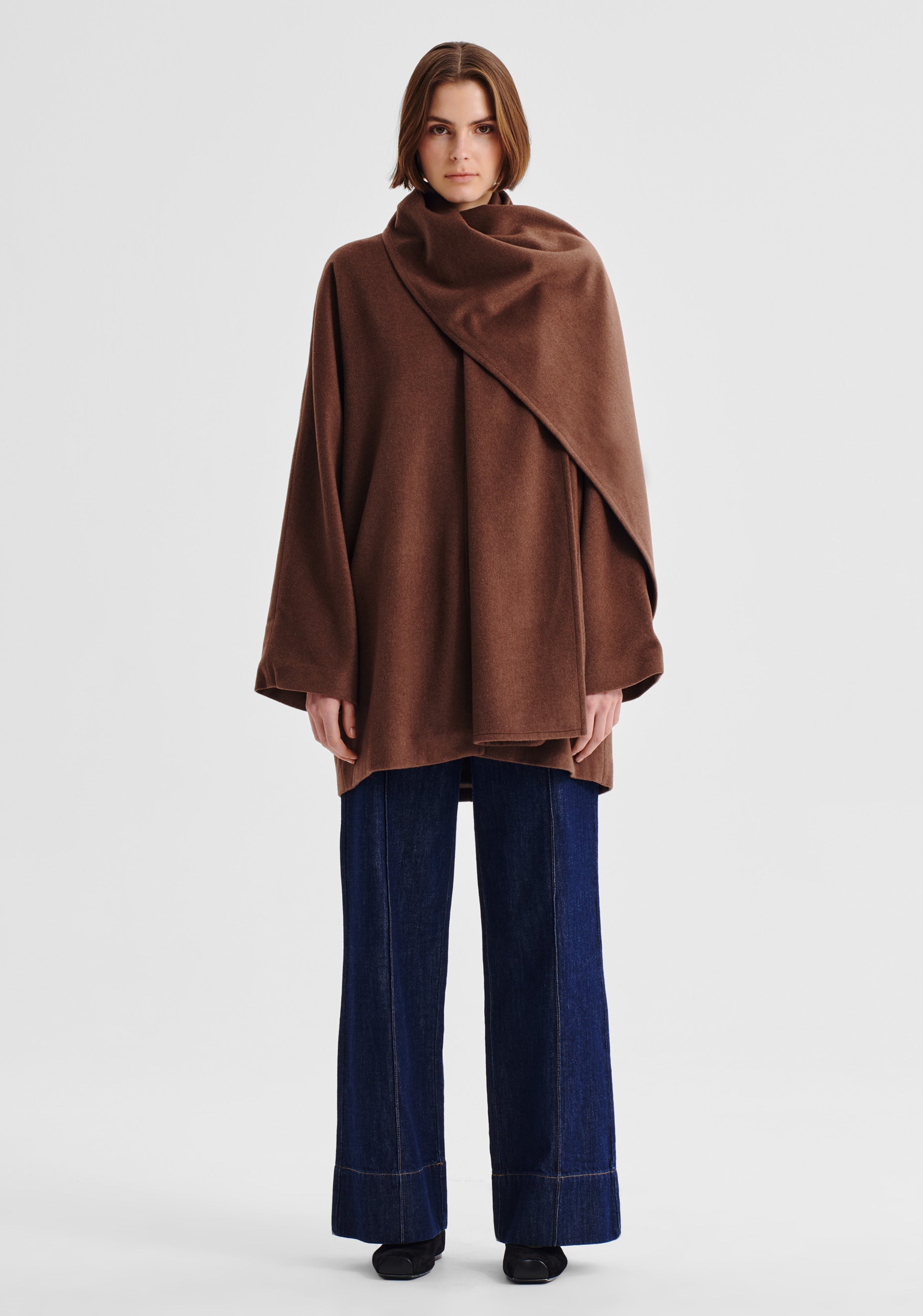 Etta Cape Coat Nutmeg – Morrison