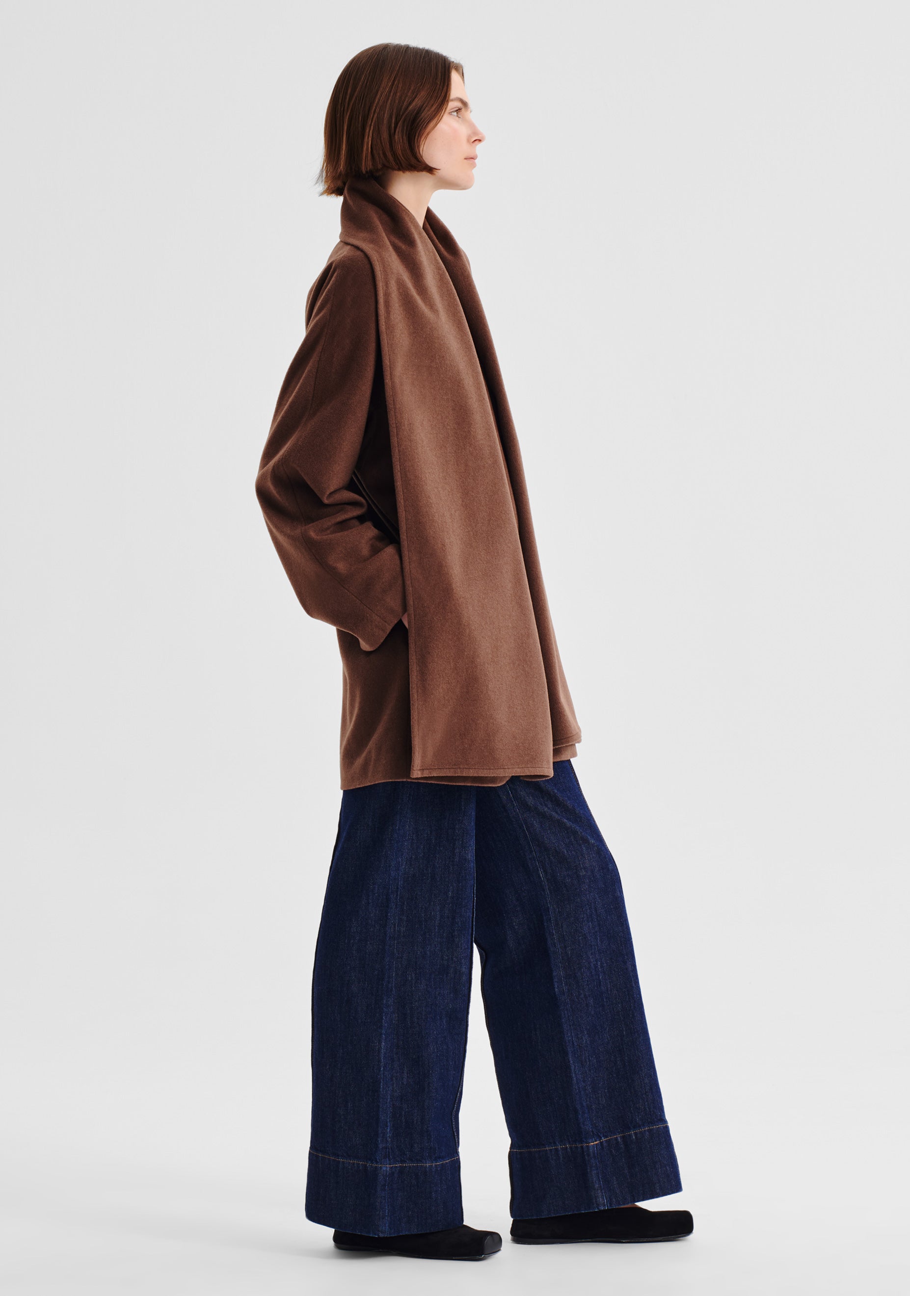 Etta Cape Coat Nutmeg – Morrison