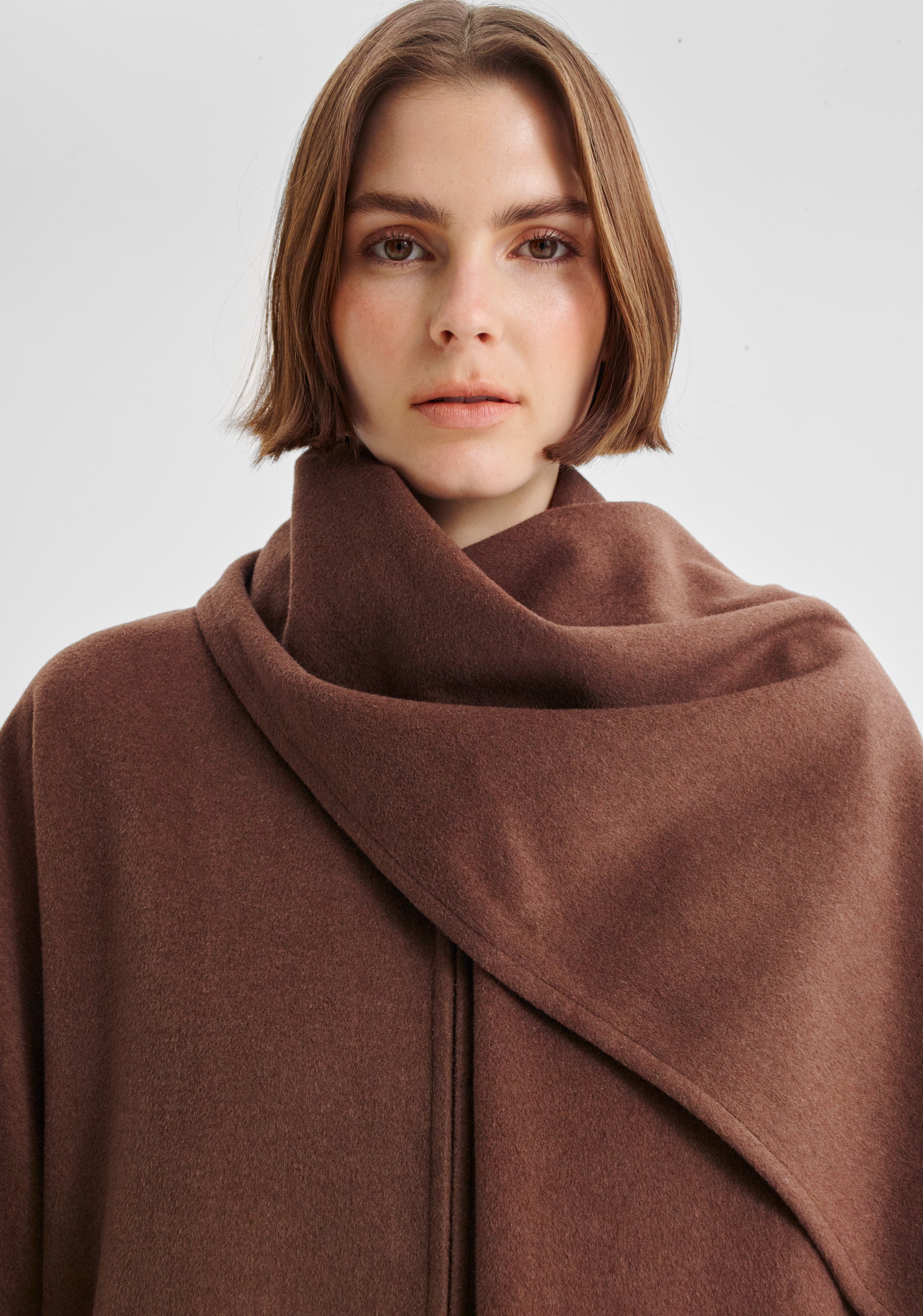 Etta Cape Coat Nutmeg – Morrison