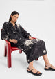 Florian Shirt Dress_Black Print