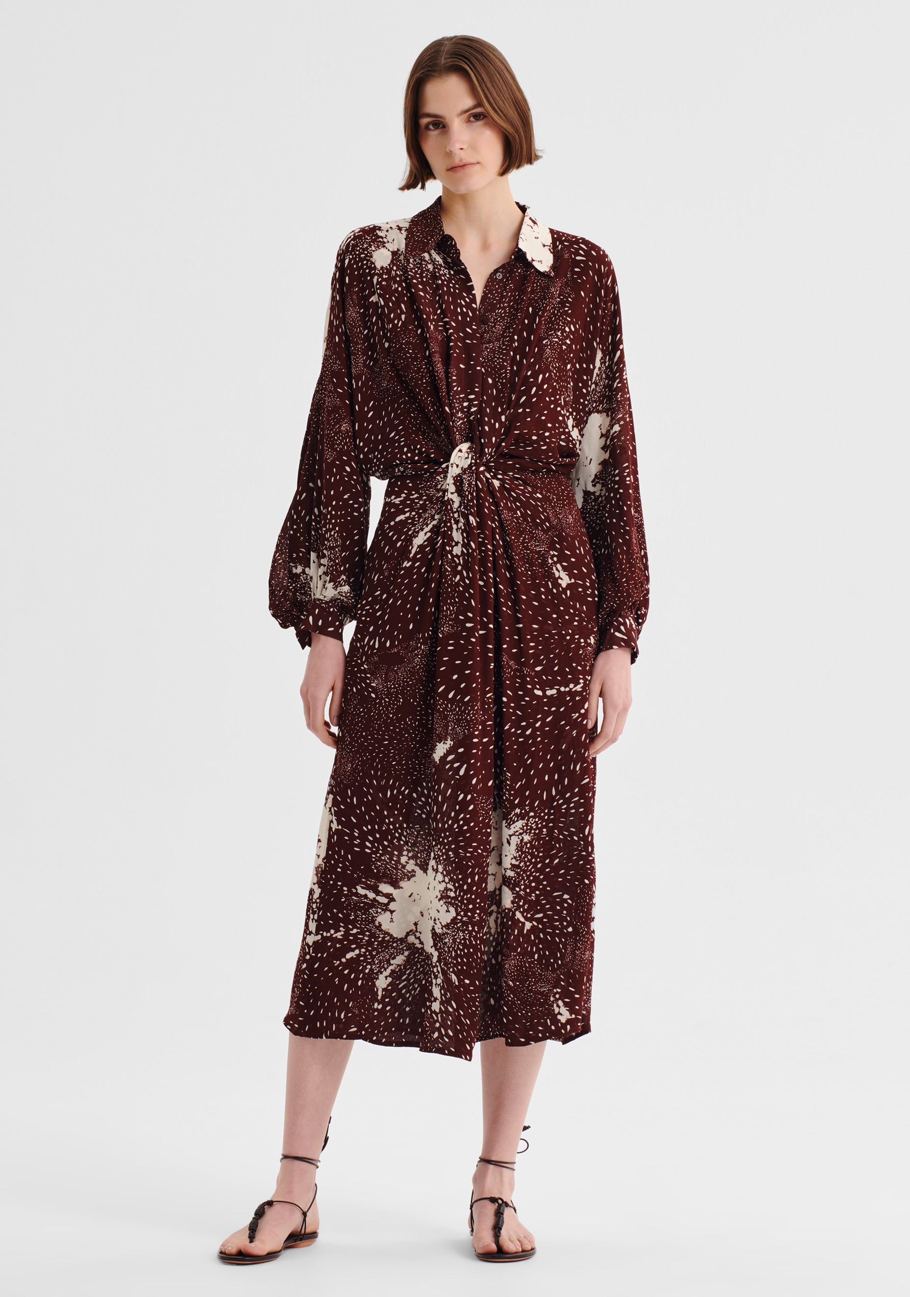 Florian Shirt Dress_Pinot Print – Morrison