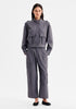 Hansel Crop Cargo Pant_Charcoal