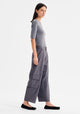 Hansel Crop Cargo Pant_Charcoal