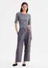 Hansel Crop Cargo Pant_Charcoal