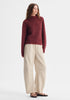 Leni Knit Pullover_Berry