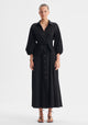 Madelyn Shirt Dress_Black
