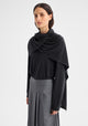 Margo Knit Scarf_Charcoal