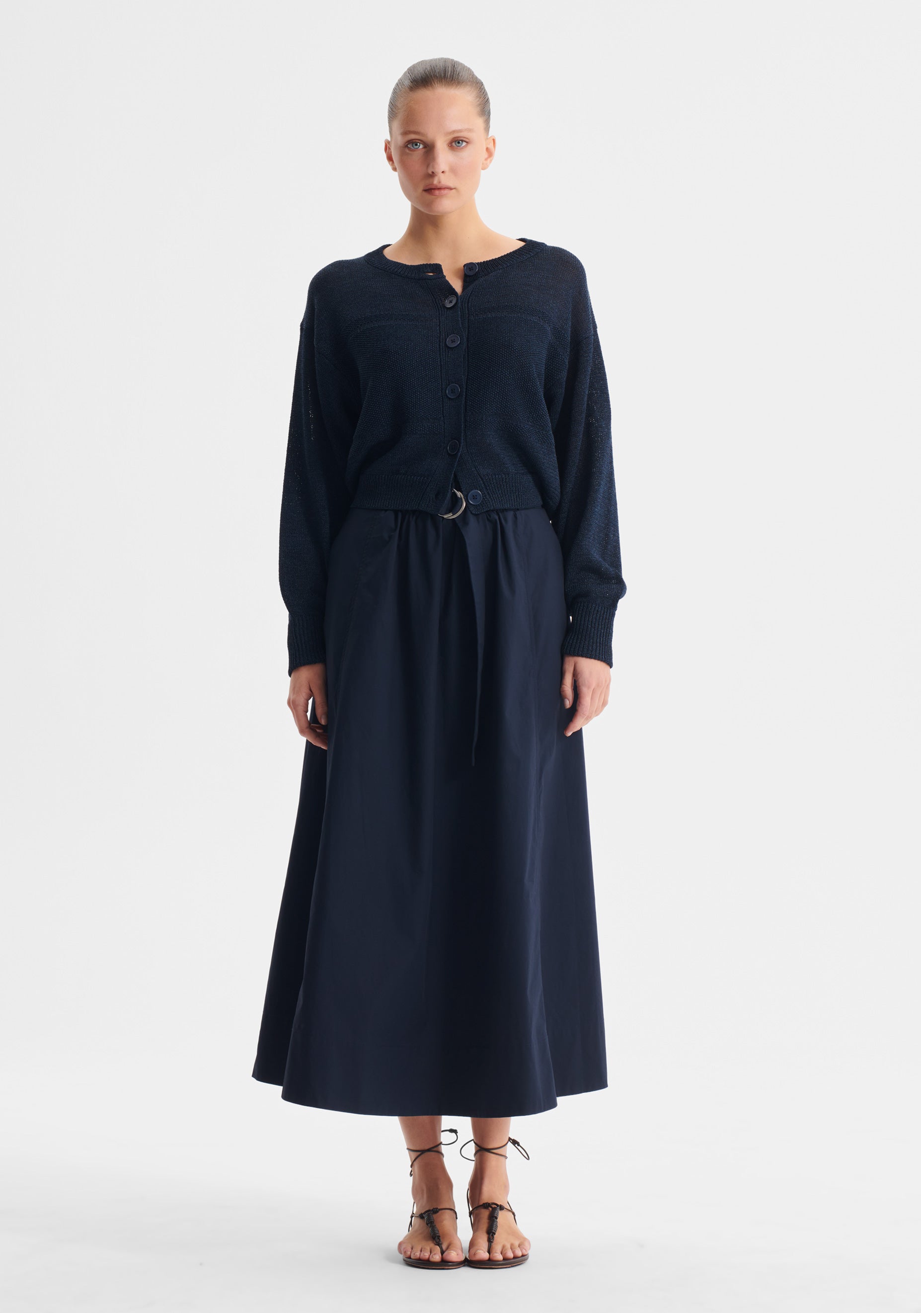 Marli Knit Cardigan_Navy