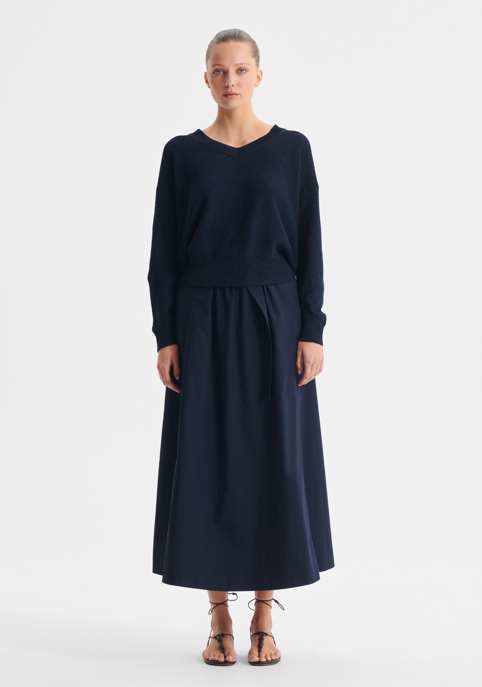 Marli Knit Pullover_Navy