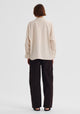 McKenna Stripe Shirt_Ecru
