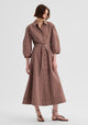 McKenna Stripe Dress_Chocolate