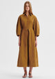 McKenna Stripe Dress_Mustard