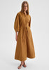 McKenna Stripe Dress_Mustard