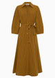 McKenna Stripe Dress_Mustard