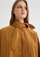 McKenna Stripe Shirt_Mustard