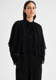 Miranda Cape Shirt_Black