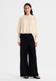 Miranda Cape Shirt_Ecru