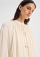 Miranda Cape Shirt_Ecru