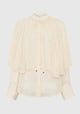 Miranda Cape Shirt_Ecru