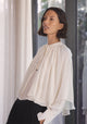Miranda Cape Shirt_Ecru