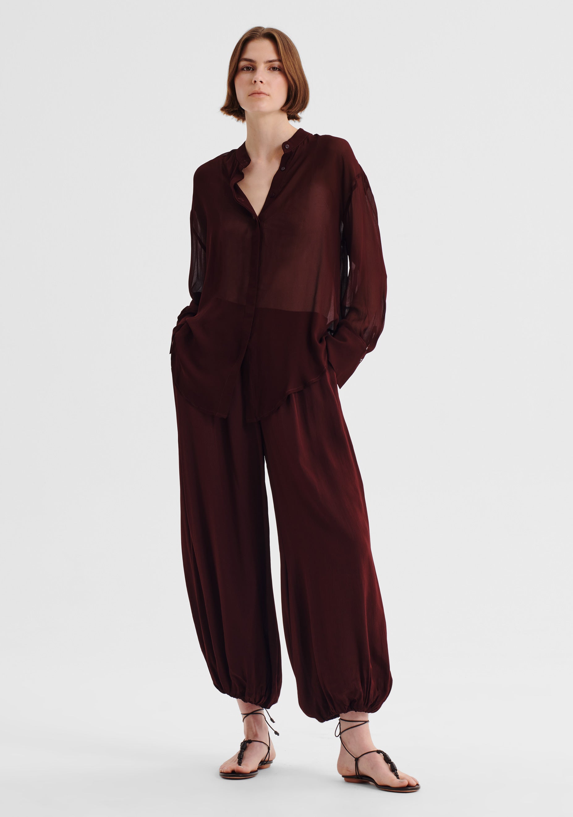 Miranda Cape Shirt_Pinot – Morrison
