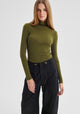 Morri Merino High Neck_Avocado