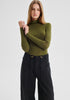 Morri Merino High Neck_Avocado