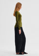 Morri Merino Round Neck_Avocado