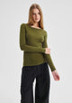 Morri Merino Round Neck_Avocado